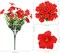 Artificial Outdoor Flowers 16 Bundles UV Resistant Morning Glory with Eucalyptus 4 Colors